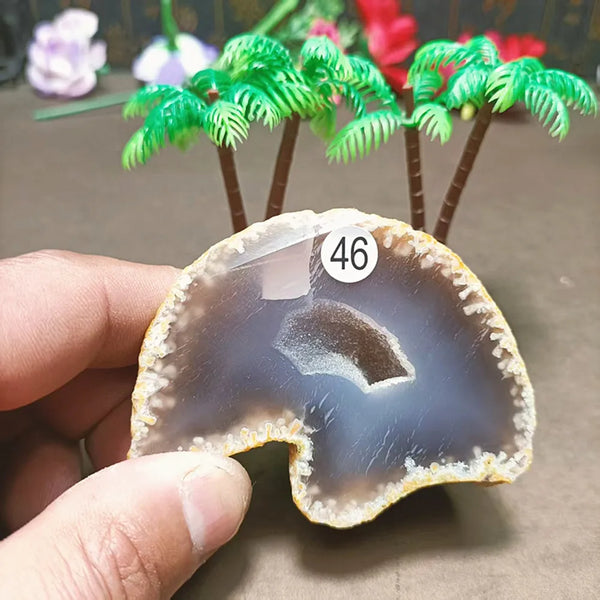 Grey Agate Quartz Crystal-ToShay.org