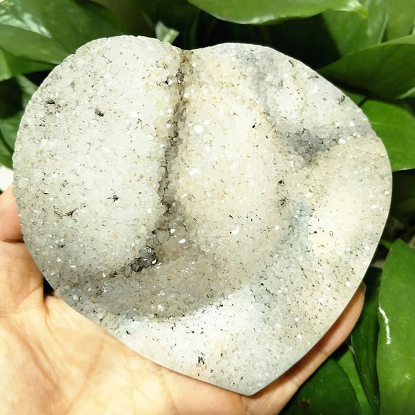 Yellow Crystal Druzy Heart-ToShay.org