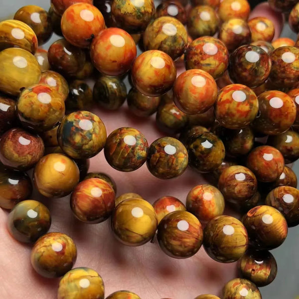 Yellow Phoenix Pietersite Bracelet-ToShay.org