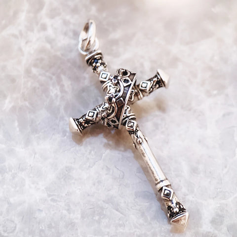 Silver Cross Pendant-ToShay.org