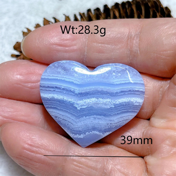 Blue Lace Agate Heart-ToShay.org