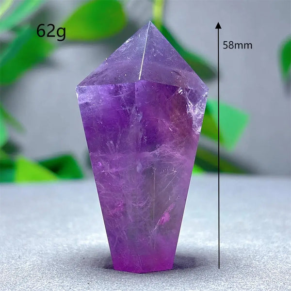 Purple Amethyst Wand Point-ToShay.org