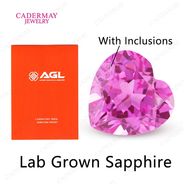 Pink Rose Sapphire Heart-ToShay.org