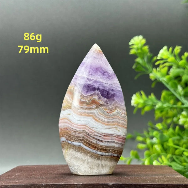 Purple Amethyst Agate Torch-ToShay.org