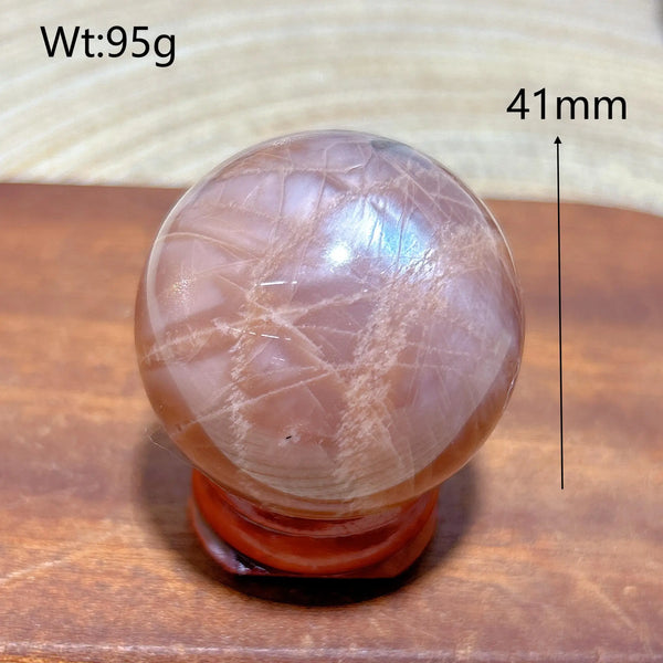 Pink Moonstone Ball-ToShay.org