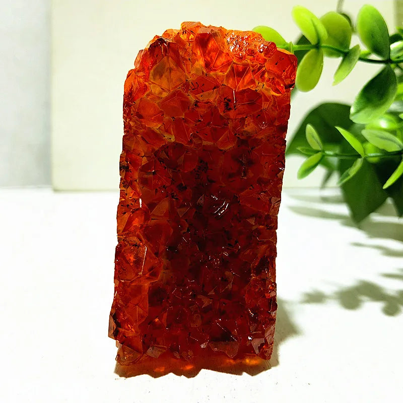 Orange Citrine Geode Cluster-ToShay.org