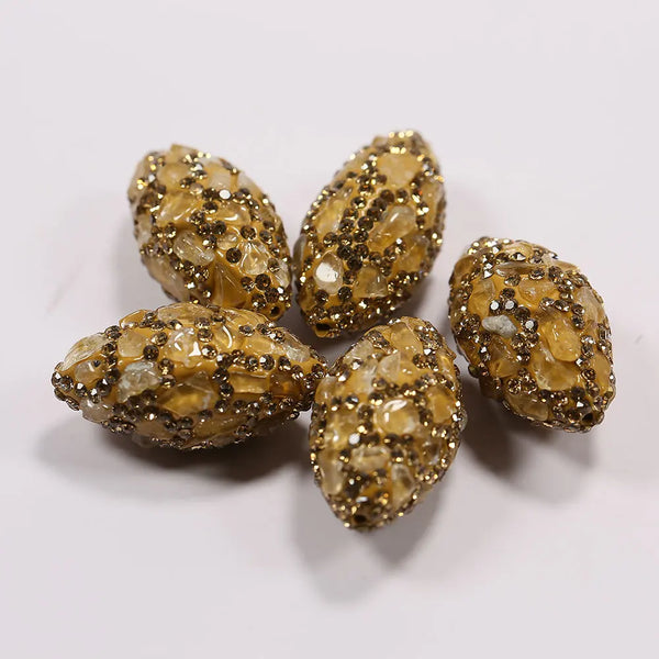 Yellow Citrine Crystal Beads-ToShay.org
