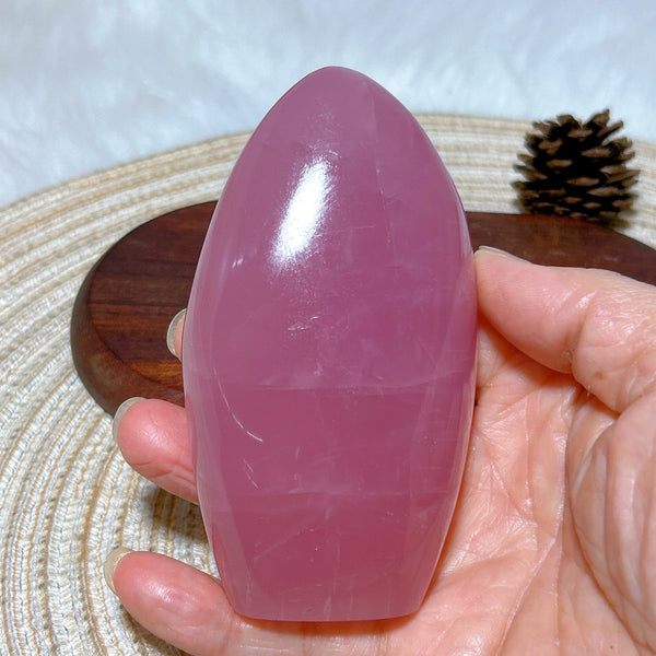 Pink Rose Quartz Flame-ToShay.org