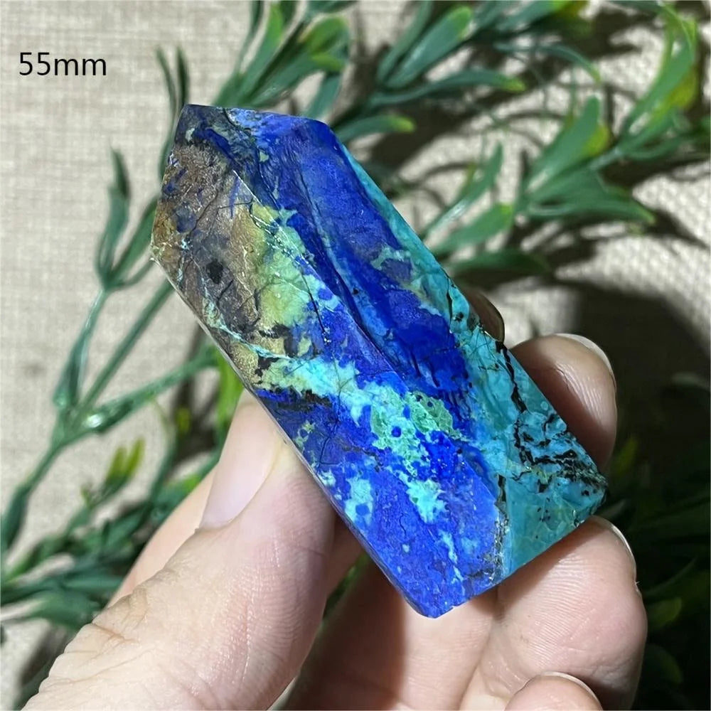 Blue Chrysocolla Point Wand-ToShay.org