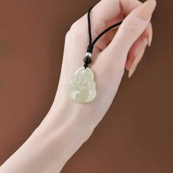 Green Jade Buddha Pendant-ToShay.org