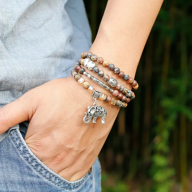 Mixed Crystal Mala Bracelets-ToShay.org