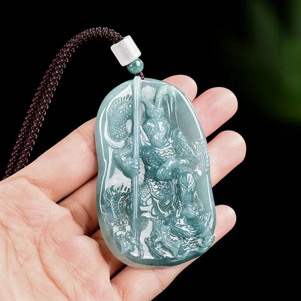 Blue Jade Wukong Pendant-ToShay.org