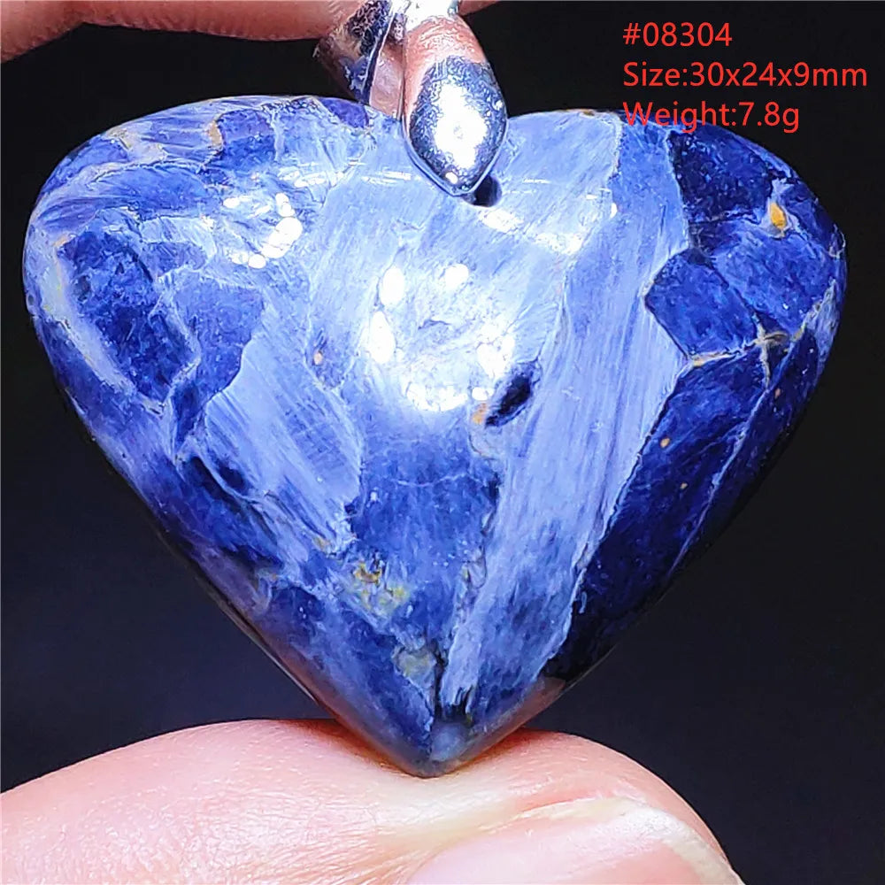 Blue Pietersite Chatoyant Pendant-ToShay.org