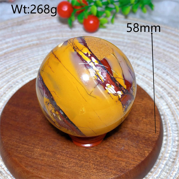 Yellow Mookaite Ball-ToShay.org