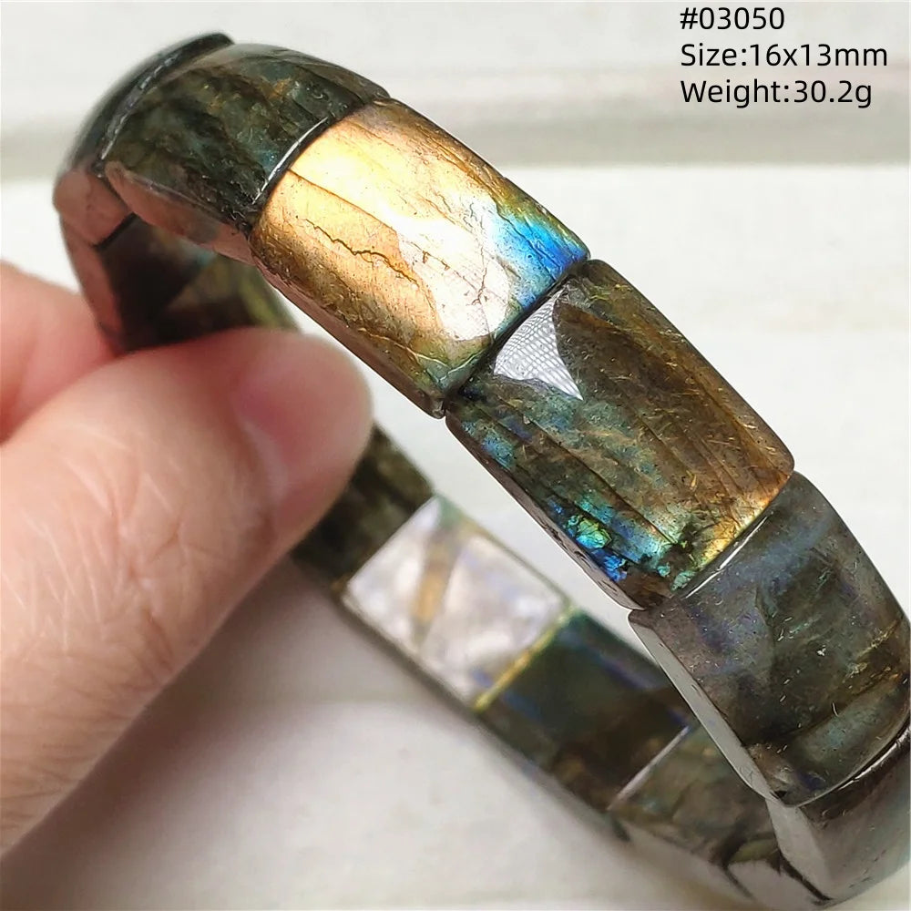 Blue Labradorite Bracelet-ToShay.org