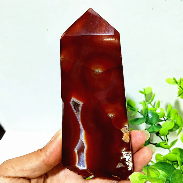 Red Agate Geode Tower-ToShay.org