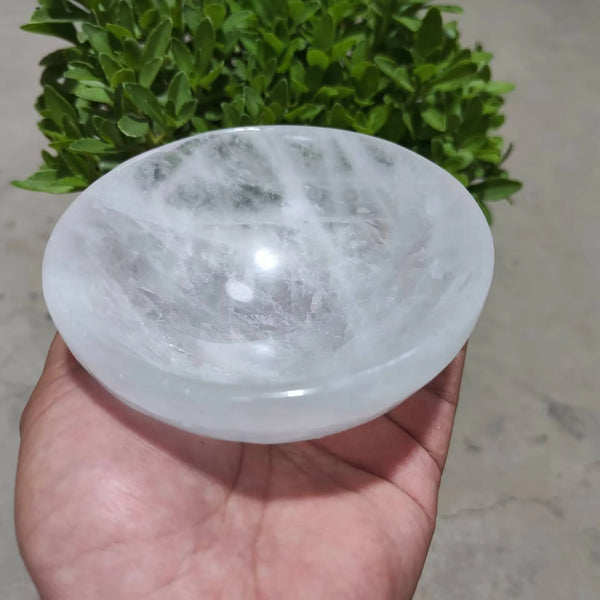 White Quartz Bowl-ToShay.org
