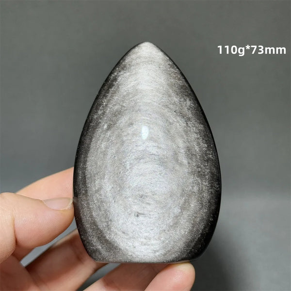Silver Obsidian Torch-ToShay.org