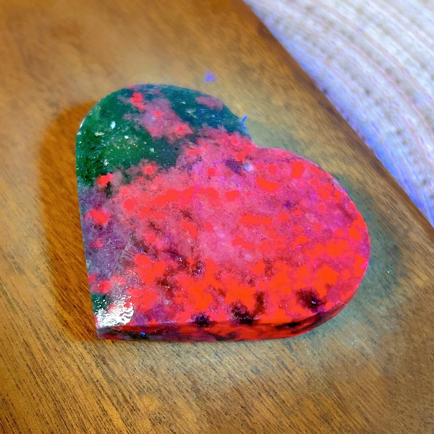 Blue Ruby Kyanite Heart-ToShay.org