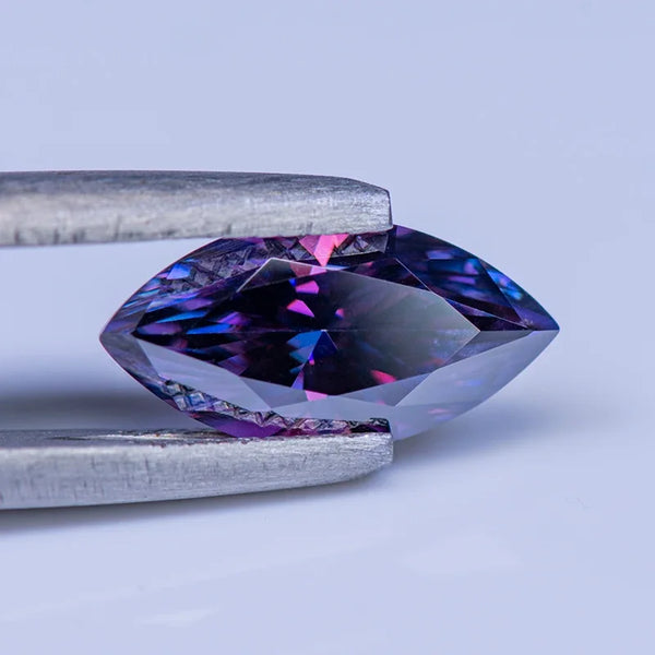 Purple Crystal Cut Diamond-ToShay.org