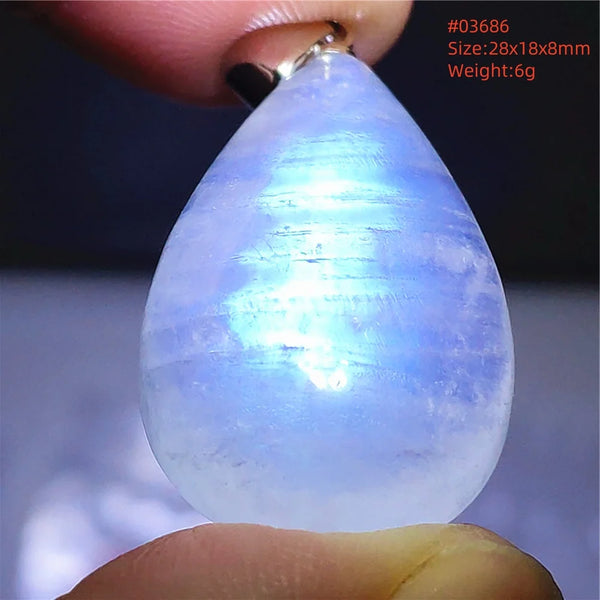 Blue Light Moonstone Pendant-ToShay.org