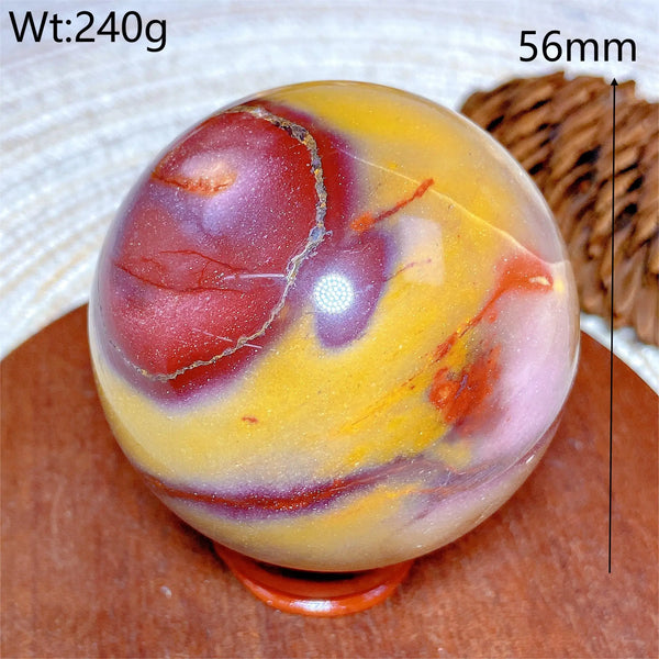 Yellow Mookaite Ball-ToShay.org