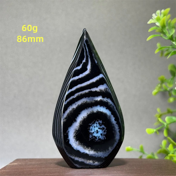Black Striped Agate Torch-ToShay.org