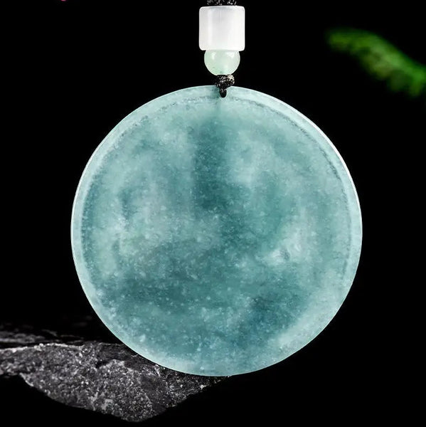 Blue Jadeite Garnesh Pendant-ToShay.org