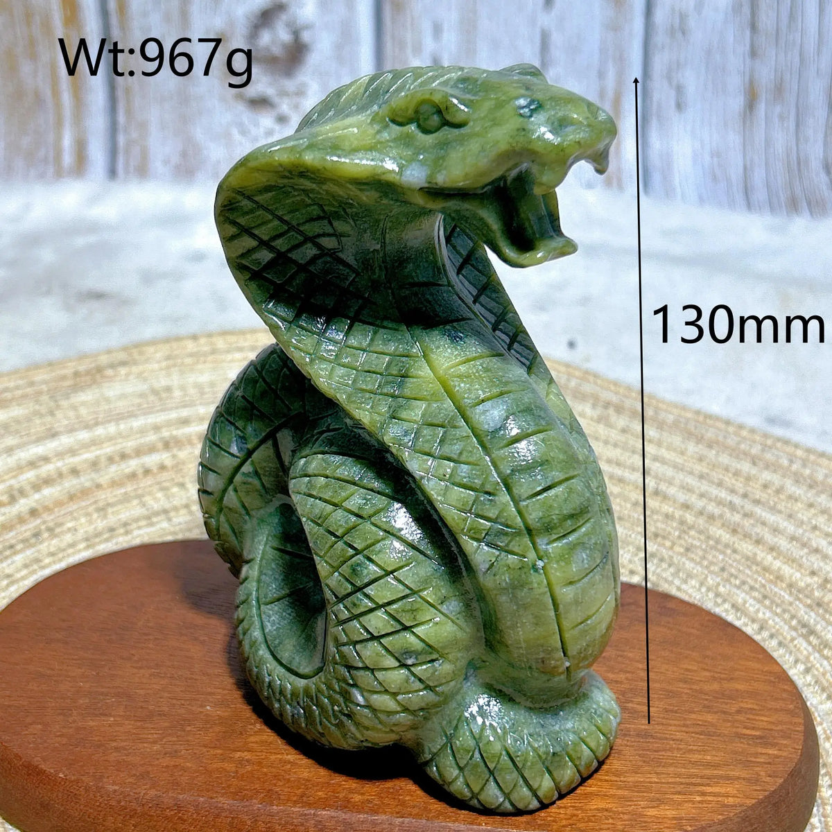 Green Jasper Cobra-ToShay.org