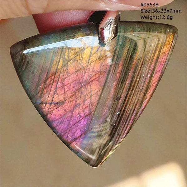 Blue Purple Labradorite Pendant-ToShay.org