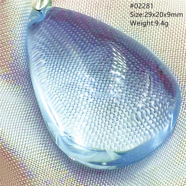 Blue Topaz Crystal Pendant-ToShay.org