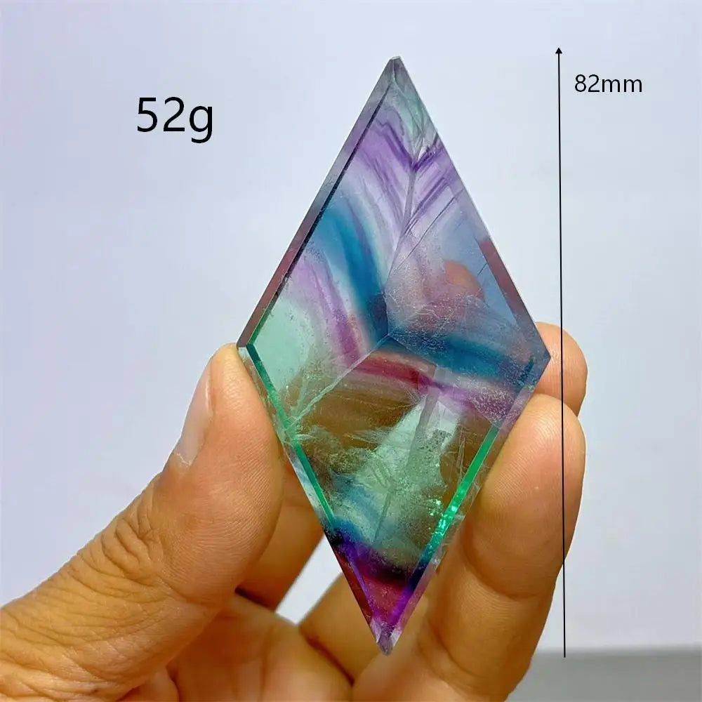 Rainbow Fluorite Rhombus-ToShay.org