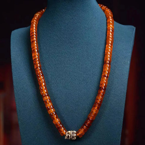 Gold Turtle Bone Bead Mala-ToShay.org