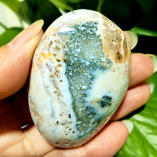 Ocean Jasper Palm Stone-ToShay.org