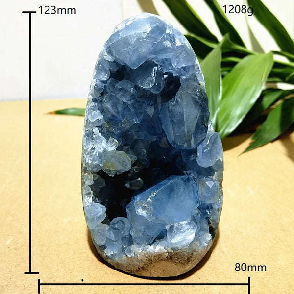 Blue Celestine Crystal Geode-ToShay.org