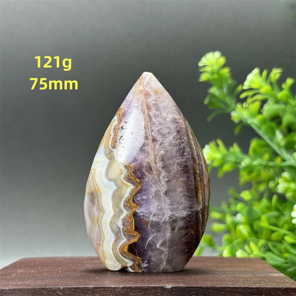 Purple Amethyst Agate Torch-ToShay.org