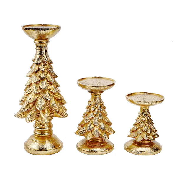 Gold Tree Candle Stands-ToShay.org