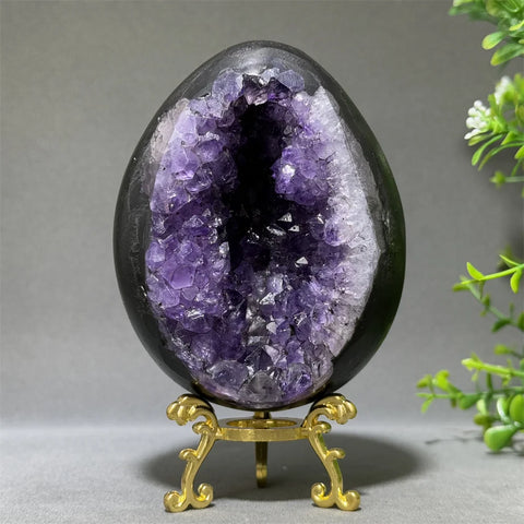 Purple Amethyst Cluster Egg-ToShay.org