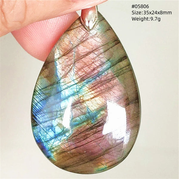 Blue Purple Labradorite Pendant-ToShay.org