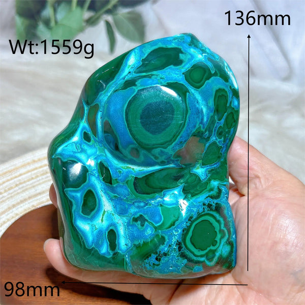 Blue Chrysocolla Malachite Gemstones-ToShay.org