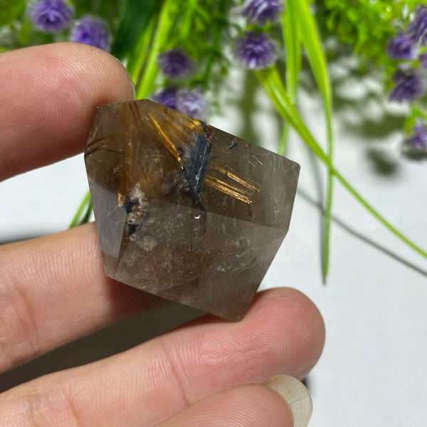 Gold Rutilated Quartz Rock-ToShay.org