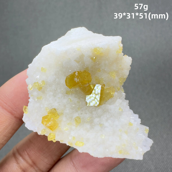 Yellow Barite Mineral Quartz-ToShay.org