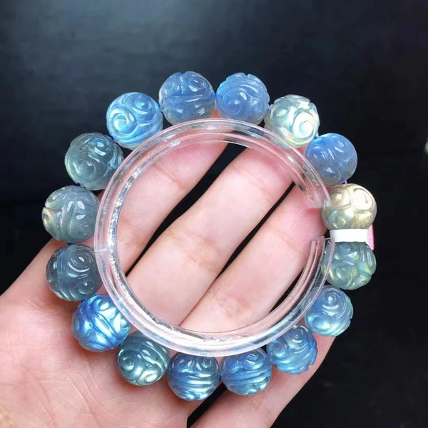 Blue Light Labradorite Bracelet-ToShay.org