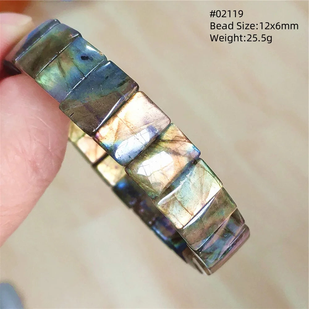 Blue Light Labradorite Bracelet-ToShay.org