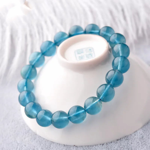Blue Fluorite Quartz Bracelet-ToShay.org