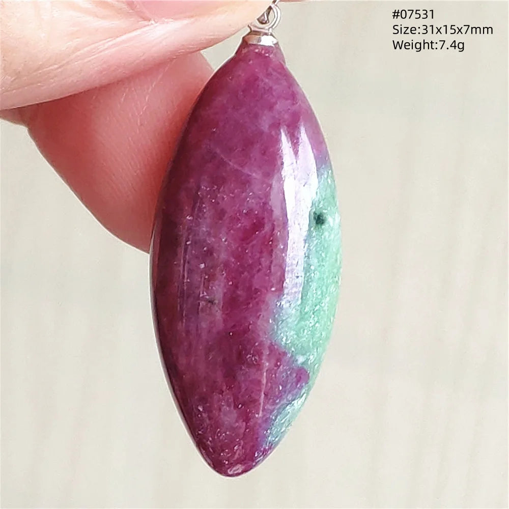 Red Ruby Zoisite Pendant-ToShay.org
