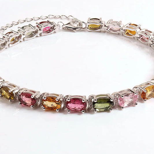 Mixed Tourmaline Bracelet-ToShay.org