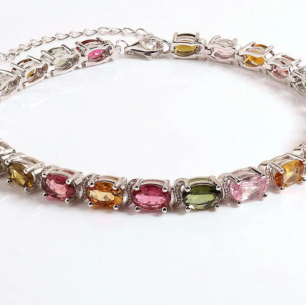 Mixed Tourmaline Bracelet-ToShay.org