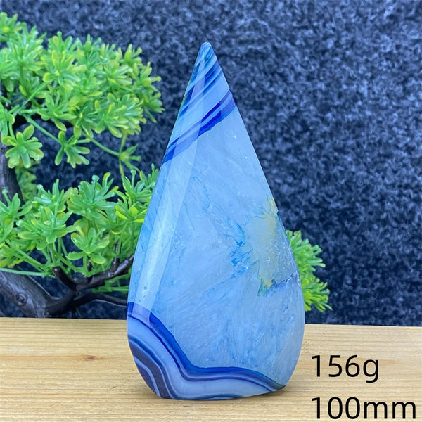 Blue Agate Torch-ToShay.org