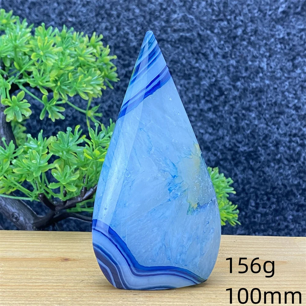 Blue Agate Torch-ToShay.org